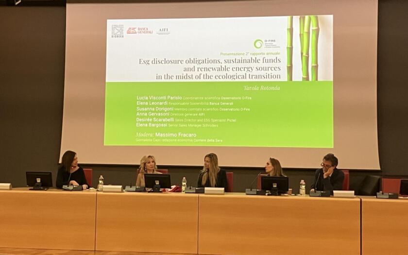 Energie rinnovabili osservatorio O-fire costo capitale | ESG News