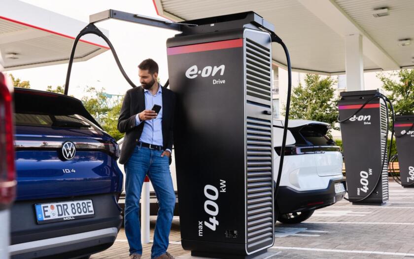 E.ON ricarica autostrada