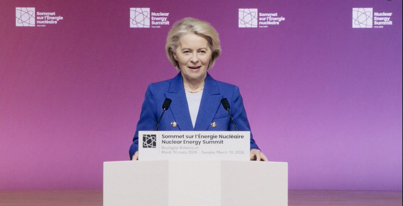 La presidente della Commissione Europea annuncia la European Strategy for Small Modular Reactors, con l’obiettivo di rendere operativa la tecnologia SMR in Europa entro i primi anni del 2030.