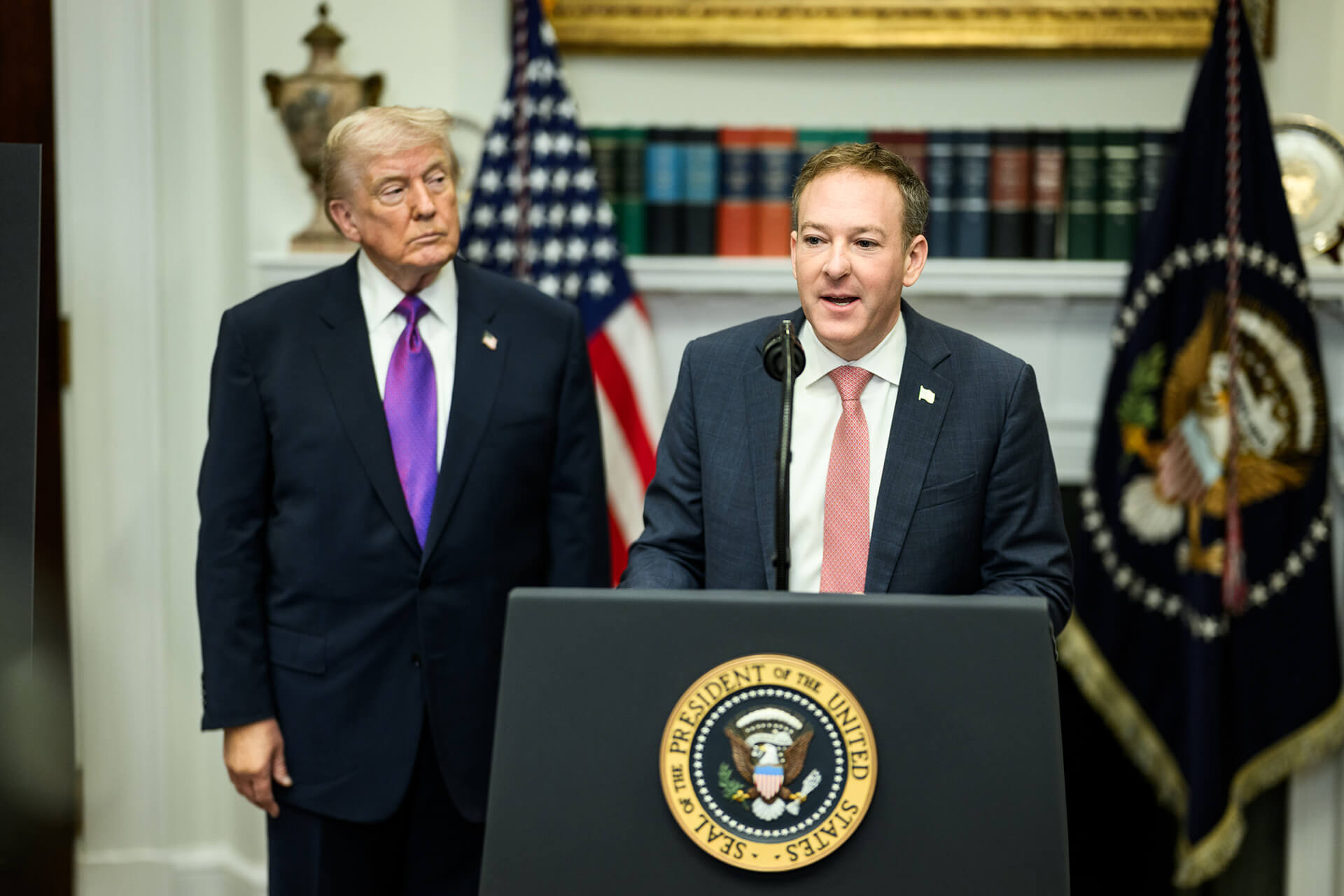 Donald Trump e Lee Zeldin